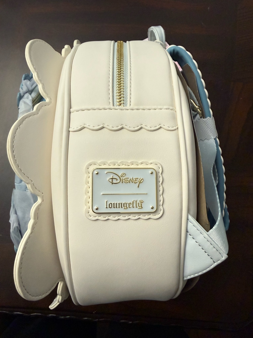 Loungefly Cinderella Exclusive Cameo Mini Backpack New With Tags 🩵 - Picture 9 of 15